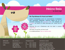 Tablet Screenshot of mellow-bello.de